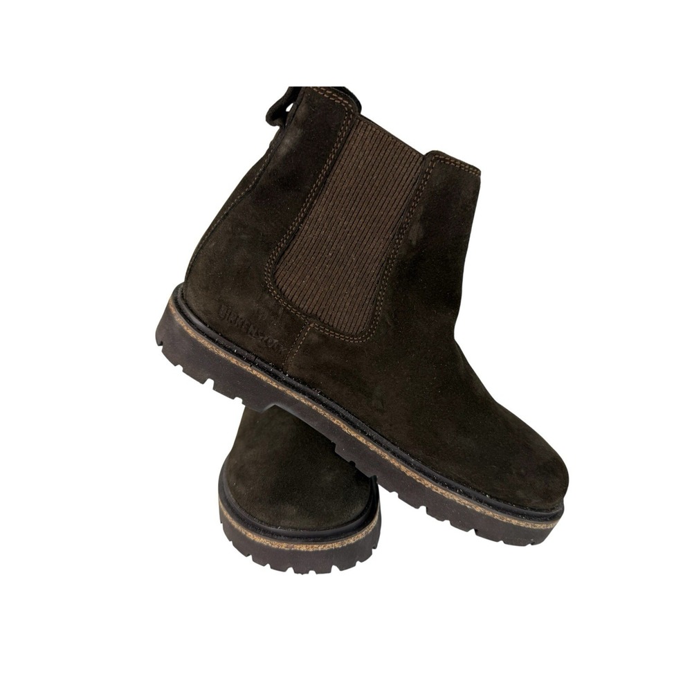 Birkenstock Highwood Slip On Chelsea Boot Mocha Women's Size 7 No Box - Picture 4 of 6